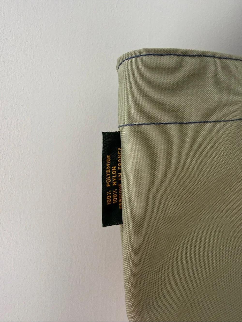 Herve Chapelier olive green nylon boat-shaped tote bag - Picture 5 of 5